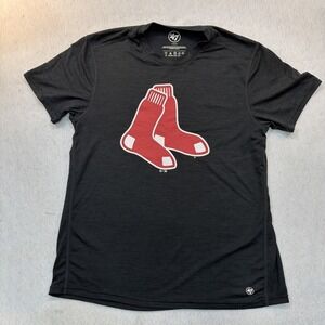 47 Brand Boston Red Sox MLB Performance T-Shirt Mens Large Charcoal Gray Tee